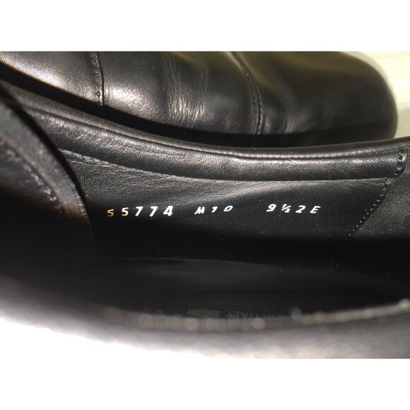 Salvatore Ferragamo 55774 Men Black lace up Oxford  SIZE  9.5 2 E main image 9
